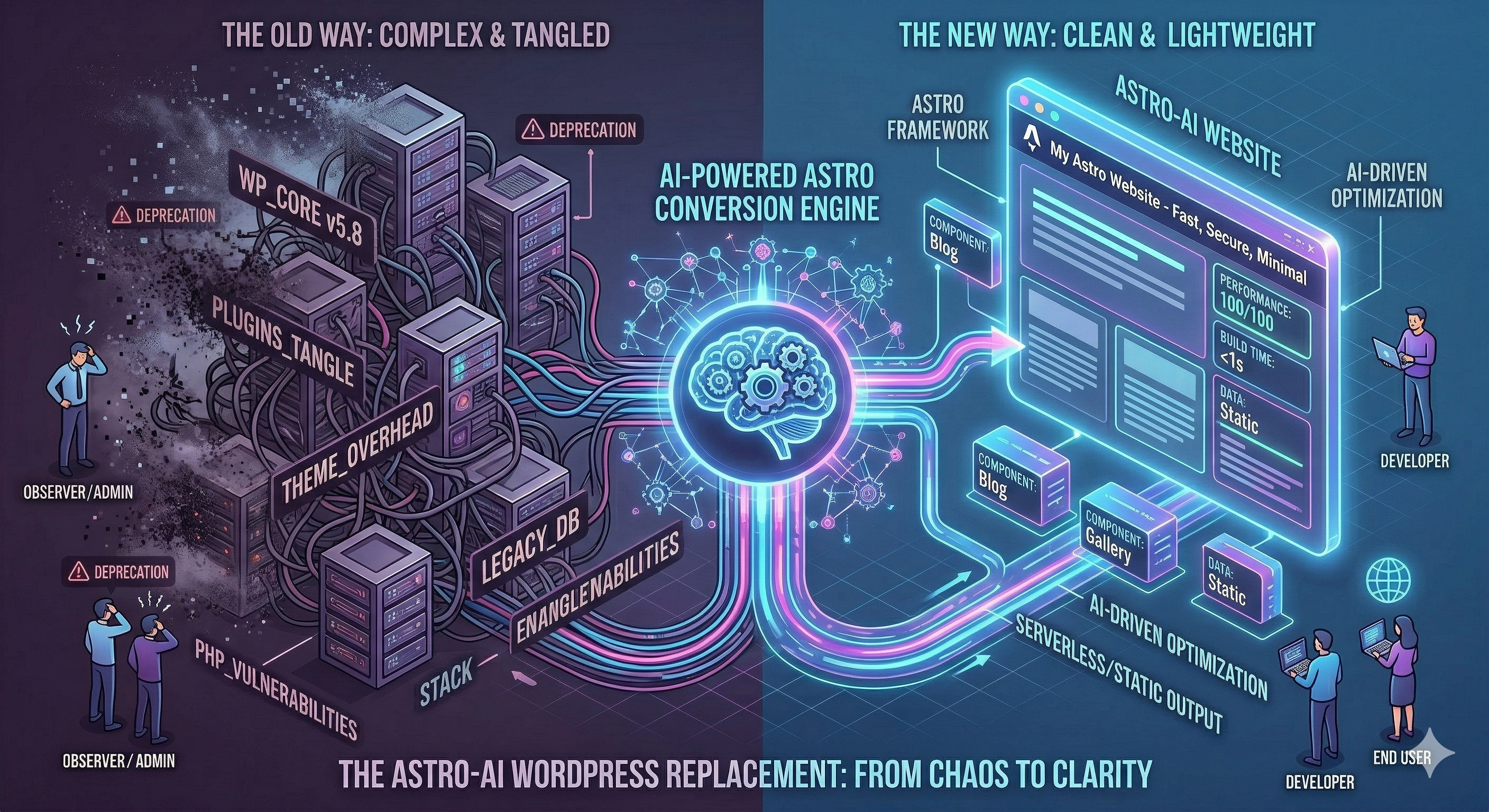 How AI is Killing Simple WordPress Sites (And What to Use Instead)